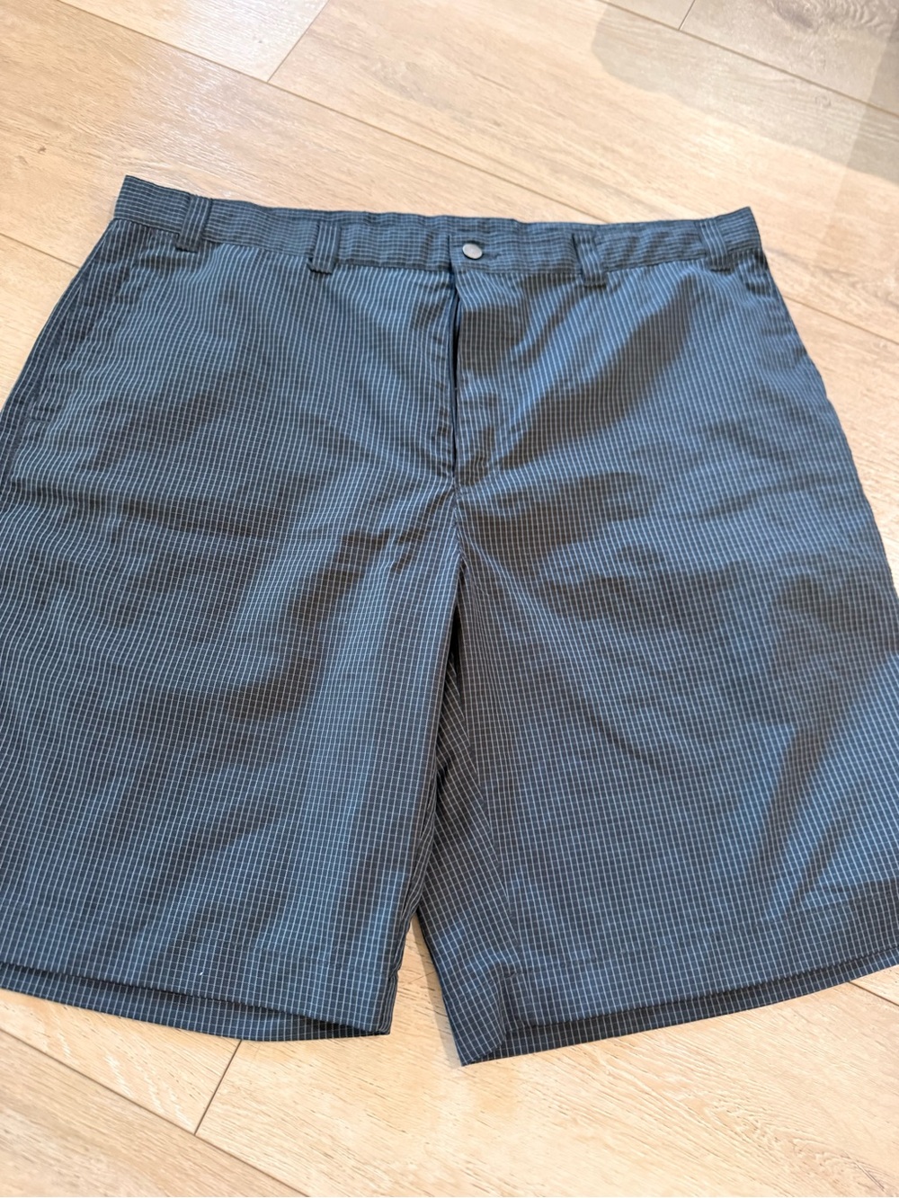 Callaway Men's Navy Micro-Check Golf Shorts